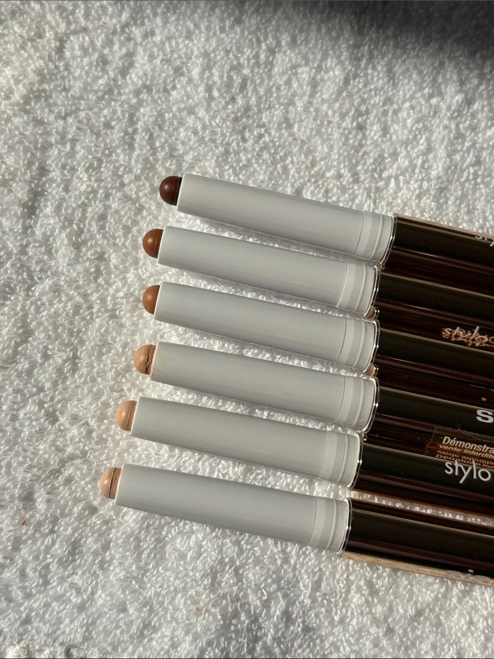 Sisley Stylo correct concealer pens.  6 shades gently used and never used.